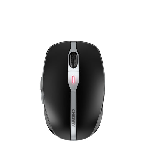 CHERRY MW 9100 Maus – kabellos, Bluetooth + 2,4 GHz, USB-A, 2'400 dpi, 6 Tasten, beidhändig, schwarz