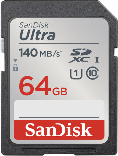 SanDisk Ultra Speichergerät – 64 GB, SDXC, 140 MB/s