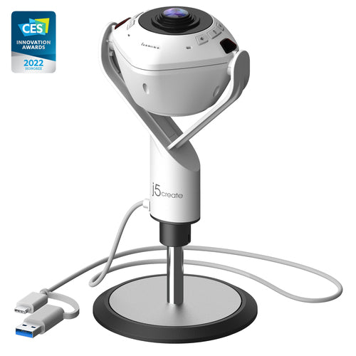 j5create Konferenzkamera – 360°, mit Freisprecheinrichtung