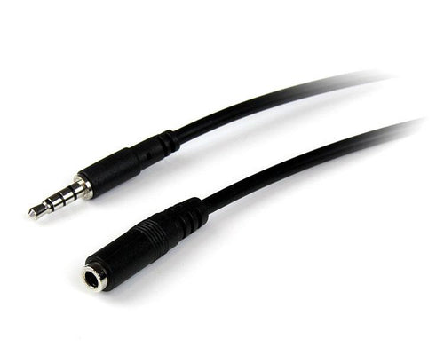 StarTech.com 3,5-mm-Klinken-Verlängerung – Stecker zu Buchse – 1 m, 4-polig (TRRS)