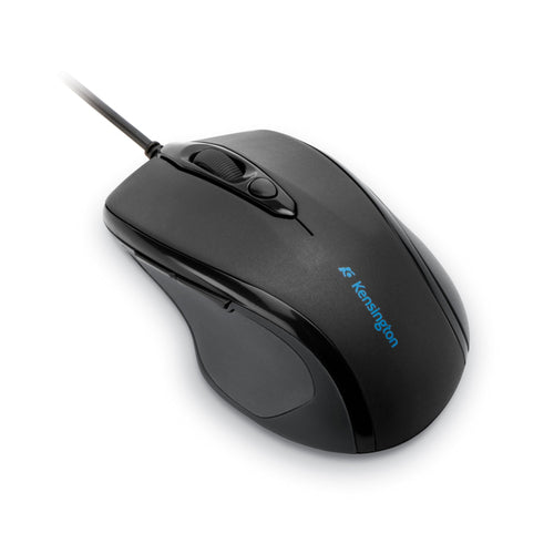 Kensington Pro Fit Ergonomische Maus – kabelgebunden, USB-A, beidhändig, Daumentaste, schwarz
