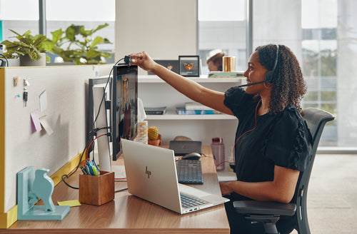 Poly Blackwire 3220 Office-Headset – On-Ear, Mono, Kabelgebunden, USB-C, ANC, Schwarz