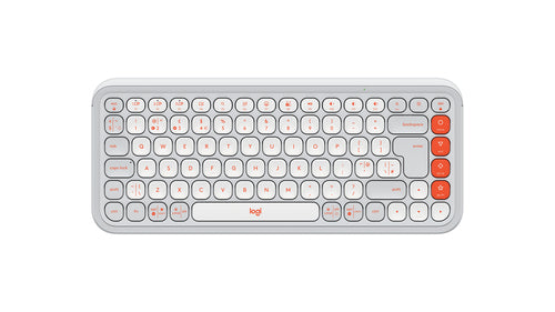 Logitech POP Icon Keys – Mini Tastatur – Schere – Bluetooth – QWERTY (UK‑INT) – Ohne Ziffernblock