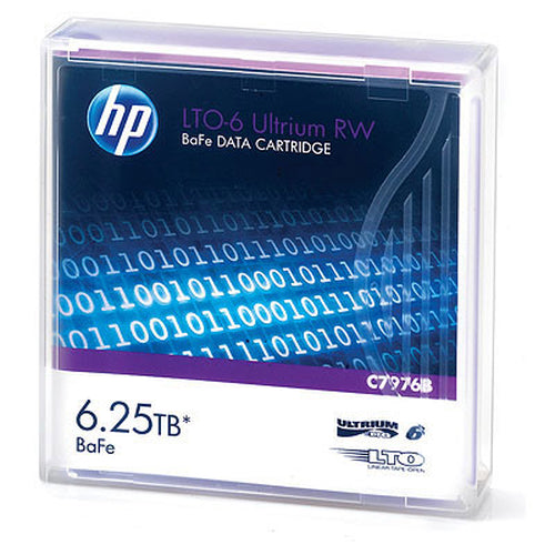 HPE LTO-6 Ultrium BaFe RW – 6,25 TB Speicher