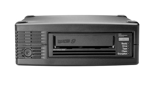 HPE LTO-9 Ultrium – Externes Bandlaufwerk, 45 TB (komprimiert), SAS, 300 MB/s, 256-Bit AES, 5,25" Halbe Höhe