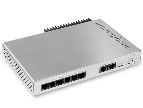 Innovaphone IP311 – VoIP-Gateway, 6 Kanäle, 4x FXO, 2x FXS, 2x RJ-45, PoE
