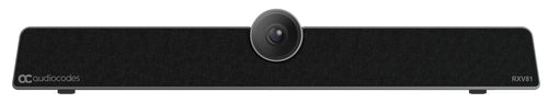AudioCodes RXV81 Videobar – 4K Ultra HD, 5× digitaler Zoom, 30 fps – Schwarz
