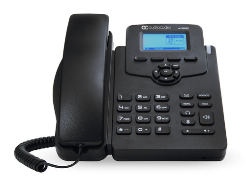 AudioCodes 405HD – IP-Telefon, PoE, Gigabit-LAN (GBE), mit externem Netzteil