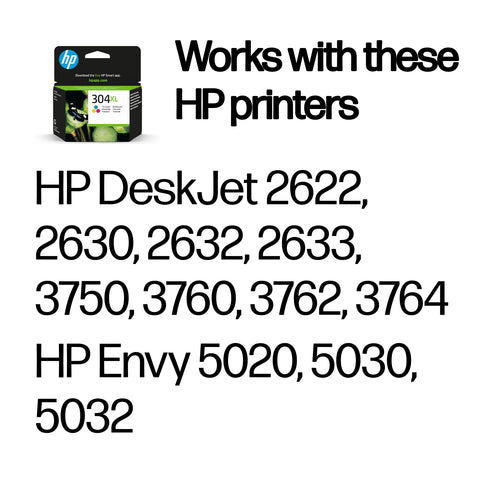HP Tintenpatrone 304XL, dreifarbig, XL, original – für 304XL