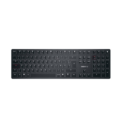CHERRY KB MX ULP – Tastatur – mechanisch – Bluetooth & 2,4 GHz (Nano-Empfänger USB-C) – AZERTY (FR) – schwarz