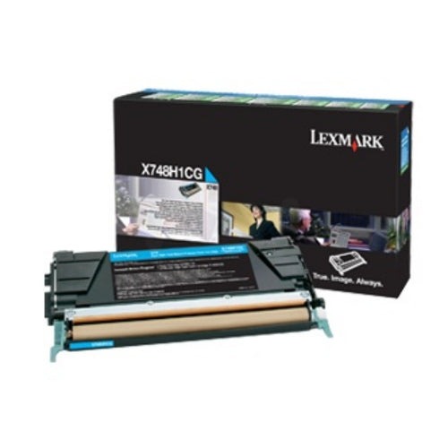 Lexmark Toner X748 – cyan, 10000 Seiten