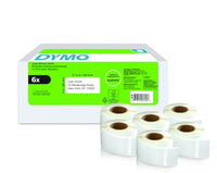 DYMO Adressetiketten, 25 mm × 54 mm, 6 Rollen à 500 Etiketten