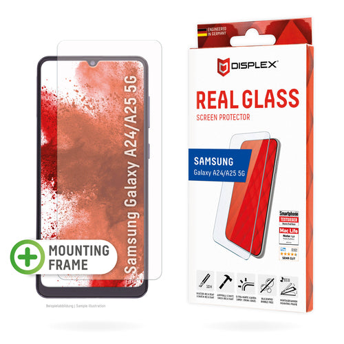 E.V.I. Displayschutz (Panzerglas), 10H – für Galaxy A24 – mit Applikator