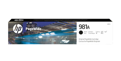 HP Tintenpatrone 981A, Schwarz, 6'000 Seiten