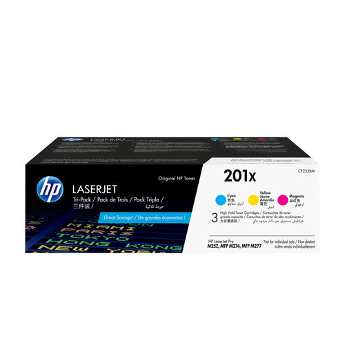 HP Toner-Multipack 201X – C/M/Y, 2300 Seiten