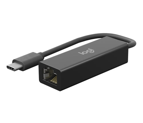 Logitech USB-C auf Ethernet (RJ-45) Adapter, 1 Gbit/s Ethernet