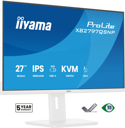 iiyama 27″, 2560 × 1440 (WQHD), USB‑C 96 W