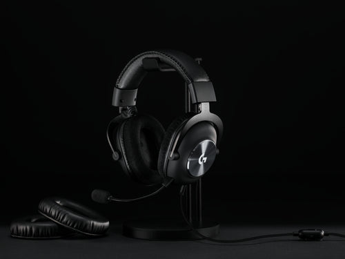 Logitech G PRO X Gaming-Headset – Over-Ear, Stereo, Kabelgebunden, 3,5 mm Klinke + USB, Schwarz