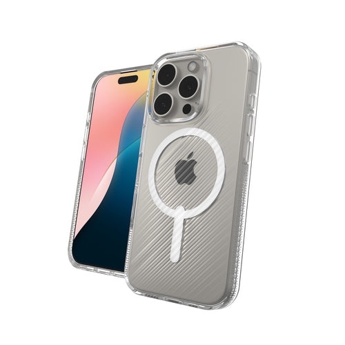 ZAGG Backcover Luxe – für Apple iPhone 16 Pro – transparent