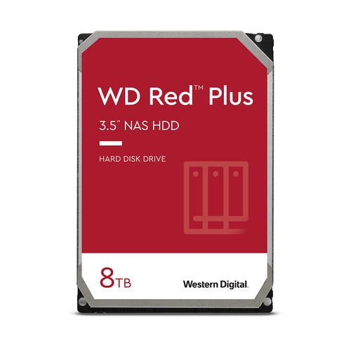 Western Digital Red Plus – 8 TB, 256 MB Cache