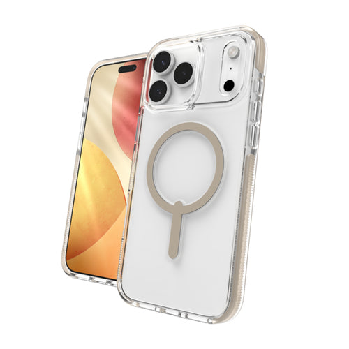 ZAGG Santa Cruz Snap Backcover – für Apple iPhone 17 Pro Max, MagSafe, Graphen, Titan, bis 4 m sturzsicher