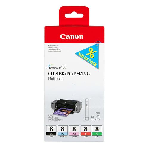 Canon Tintenpatronen-Multipack CLI-8 – für CLI-8-kompatible Geräte