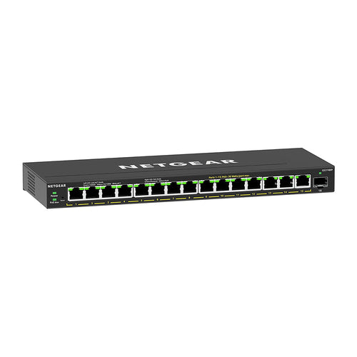 NETGEAR GS316EP – Managed Switch – 15× 1G, 1× SFP, PoE+, PoE-Budget 180 W