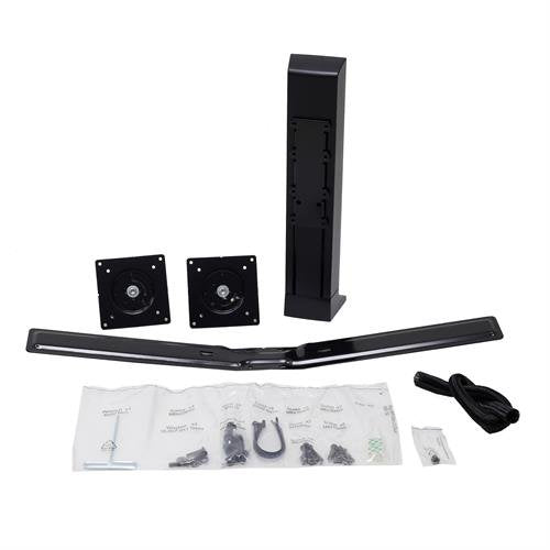 Ergotron WorkFit – Monitorhalterung, Dual, Universal, Schwarz