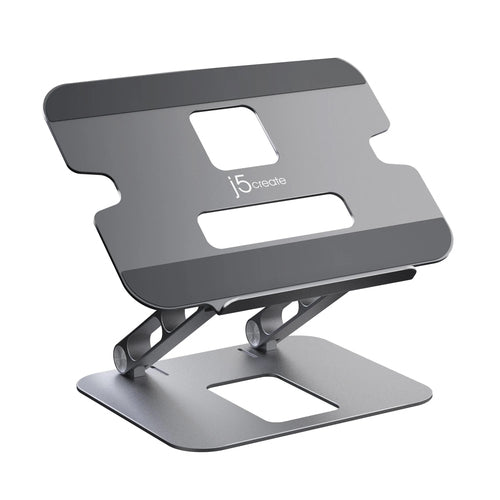 j5create Laptop-Ständer – bis 16", bis 4 kg – Schwarz/Grau