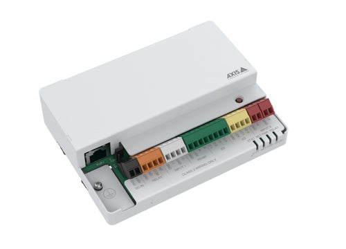 Axis A9210 Network I/O Relaismodul – Digital, 8-Kanal, 12 V DC – Weiss