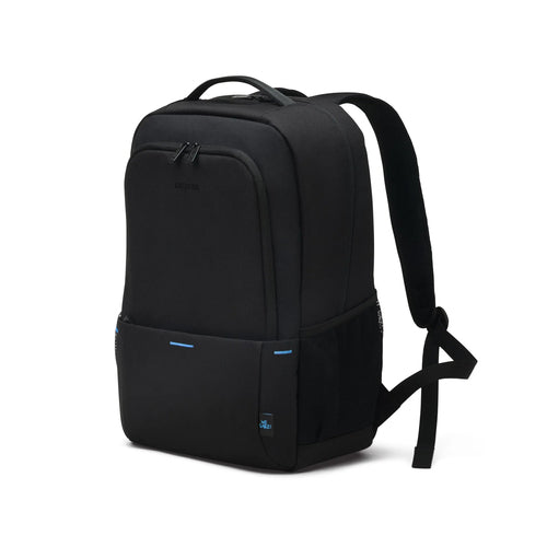 DICOTA Notebook-Rucksack bis 16" – 600D rPET-Polyester, Zusatzfächer – Schwarz