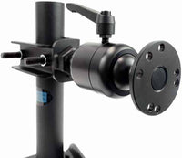 Getac Tablet-Arm (Tischklemme) – AMPS/NEC-Halterplatte, für Rohr 0,75–1,875" – Schwarz
