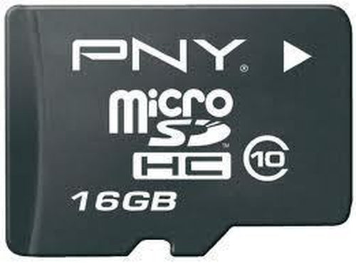 PNY MicroSD 16 GB – Klasse 10, 20 MB/s lesen, 15 MB/s schreiben