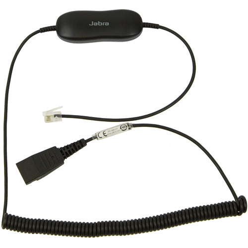 Jabra Headset-Kabel (Quick Disconnect (QD) → RJ9, Spiralkabel)