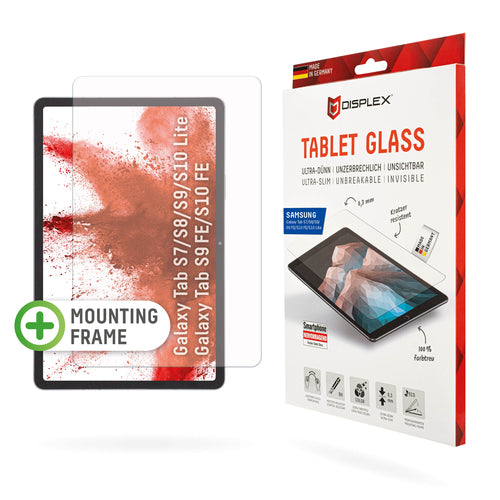 Displex Panzerglas für Samsung Galaxy Tab S7–S10 FE 11" – 9H, Anti-Fingerprint