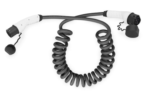 Digitus Typ 2 Stromkabel – Typ 2–Typ 2, 5 m, einphasig, 32 A/7,4 kW, IP55, Schwarz