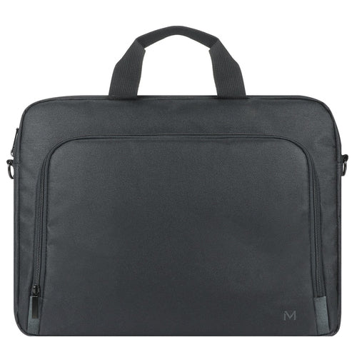 Mobilis The One Notebook-Tasche bis 16" – 30% recyceltes Polyester (GRS), wasserfest – Schwarz
