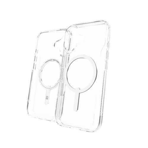 ZAGG Luxe Snap Backcover – für Apple iPhone 17, MagSafe, Graphen, Transparent, bis 3 m Sturzsicher