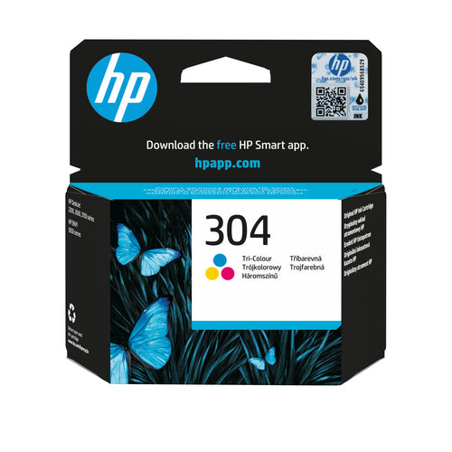 HP Tintenpatrone 304, dreifarbig, original