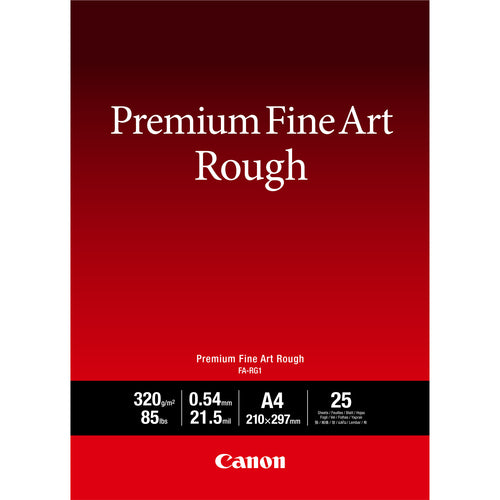 Canon Premium FineArt Fotopapier – rau, A4, 25 Blatt
