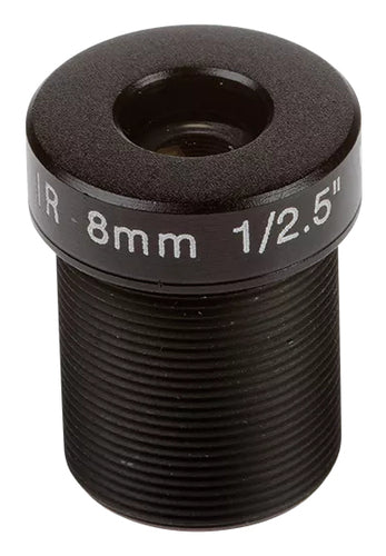 Axis M12 Objektiv – 8 mm f/1.6, Weitwinkel, Fixfokus, 1/2.8" – für AXIS M3011, M3113-R, P3904-R und andere