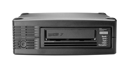 HPE LTO-7 Ultrium – Externes Tape-Drive, 15 TB (komprimiert, 2,5:1), SAS, 300 MB/s, 5× LTO-7 Kassetten