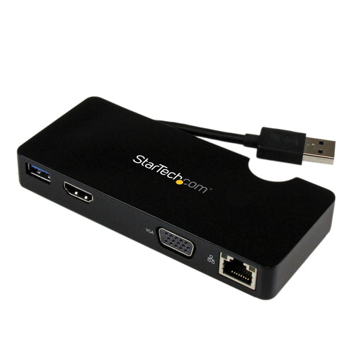 StarTech.com Dockingstation – USB-A, 1× HDMI, 1× VGA, GbE, für Windows/Mac