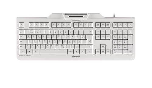 CHERRY KC 1000 SC – Tastatur, kabelgebunden (USB), DE-Layout (DE) – für Windows, macOS & Linux