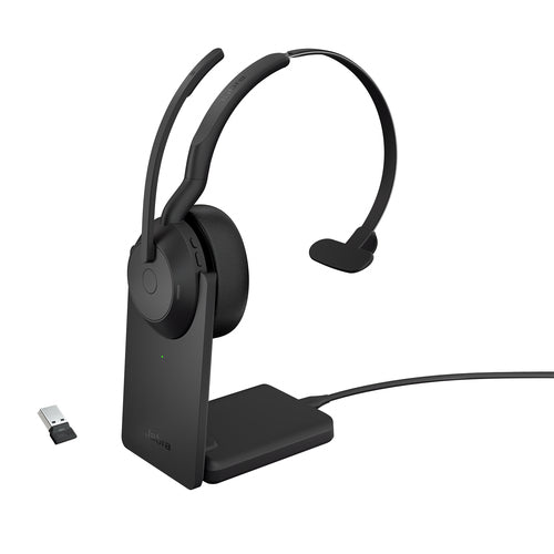 Jabra Evolve2 55 Link380A UC – Mono Headset – USB‑A (Link 380A)