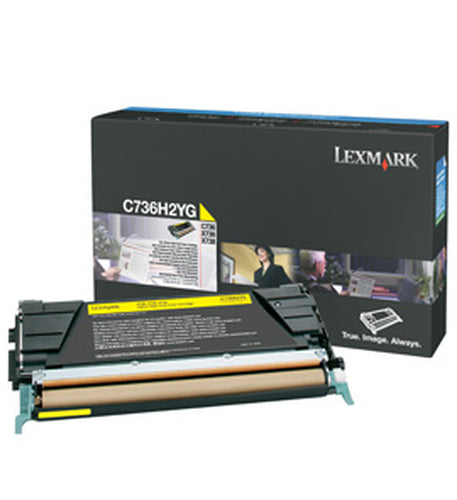 Lexmark Toner – Gelb, 10000 Seiten – für C736/X736/X738 und andere