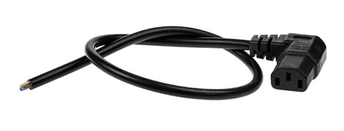 Axis Netzkabel, IEC C13 auf offen, abgewinkelt, 0,5 m