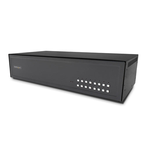 StarTech.com 16-Port DVI-I Secure KVM-Switch – 2560 × 1600/60 Hz, NIAP 4.0, USB 2.0-Hub, Audio
