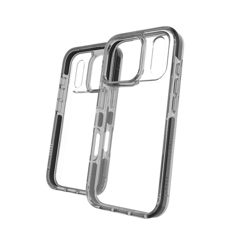 ZAGG Santa Cruz Backcover – für Apple iPhone 17 Pro, Graphen, Schwarz/Transparent, bis 4 m sturzsicher