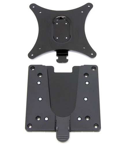 Ergotron VESA-Adapterplatte – 1 Monitor – VESA 75×75/100×100 mm – bis 15,9 kg/Monitor – Schnellverschluss